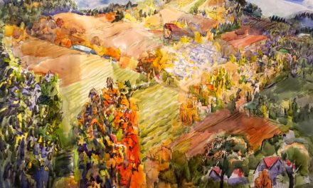 Brighten up winter with a colorful visit to “Five Oregon Painters” at the Karin Clarke Gallery