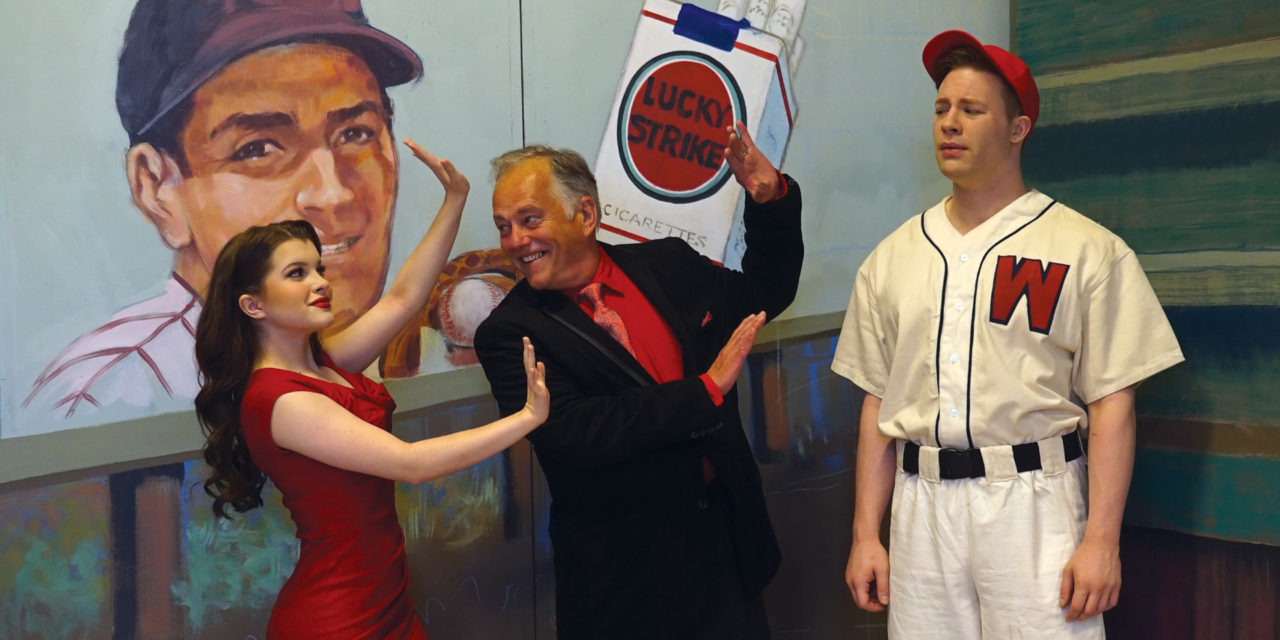 The National Pastime, a fanatical fan, and the Devil — it all adds up to “Damn Yankees” at The Shedd