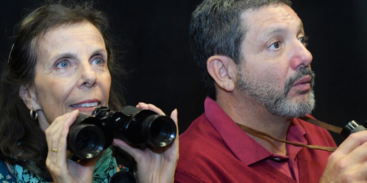 Unlikely lovers — a Catholic birdwatcher and a Jewish metal detectorist — team up in the Not Ready for Retirement Players’ “Kalamazoo”
