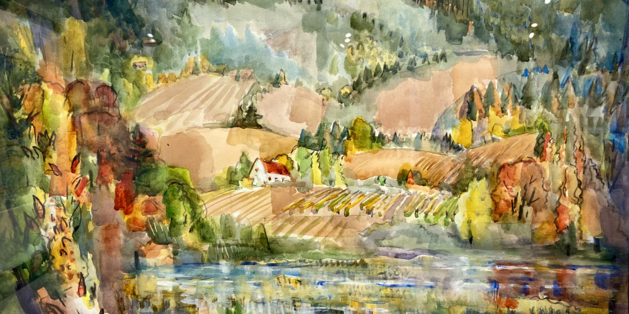 The Karin Clarke Gallery features paintings of lush landscapes by two masters of the art