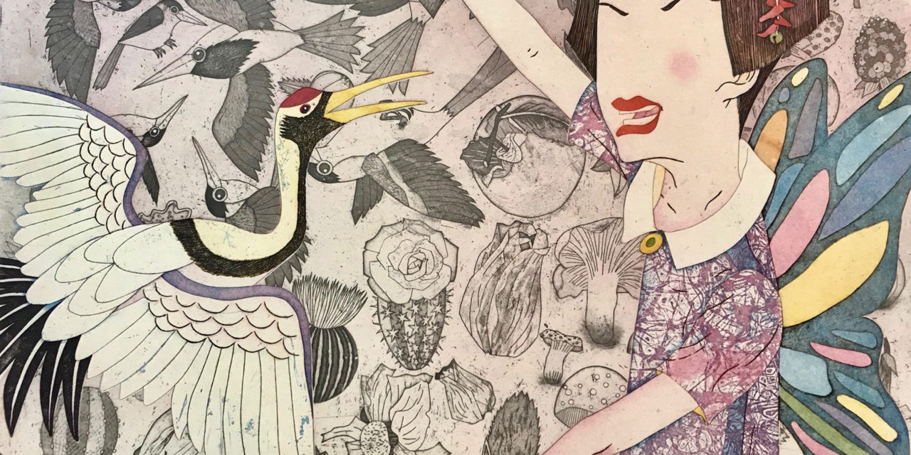 White Lotus show features recent intaglio prints by Oregon artist Yuji Hiratsuka